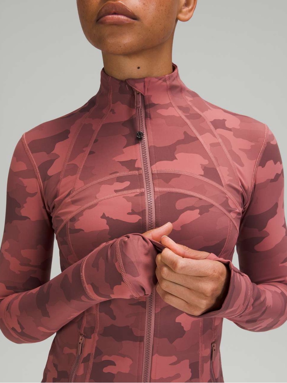 Lululemon Define Jacket Camo Brier Rose Size 4 XXS